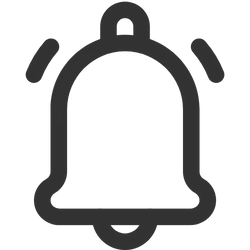 Icon einer Glocke zum Vormerken.
