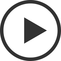 Play Symbol Icon für Video oder Startfunktion.